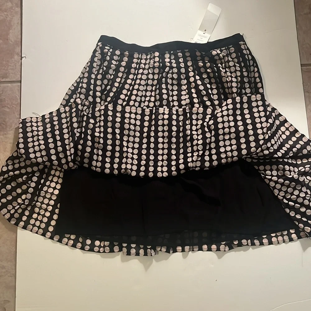 NWT SZ 12 Tory Burch Raisa Polka Dot Silk Skirt

Color Blush Champagne Marple - Picture 3 of 5
